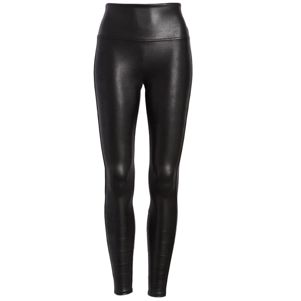 Spanx Faux Leather Leggings - Medium